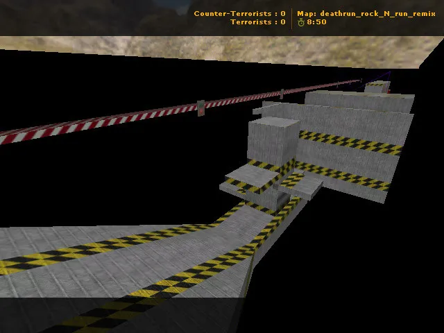 deathrun_rock_n_run_remix для CS 1.6: карта deathrun, точки, маршрут и оптимизация — скриншот 8