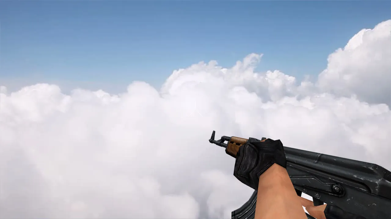Скачать Модель «AK-47 HD Retexture» для CS 1.6 - Качество на уровне - Скриншот