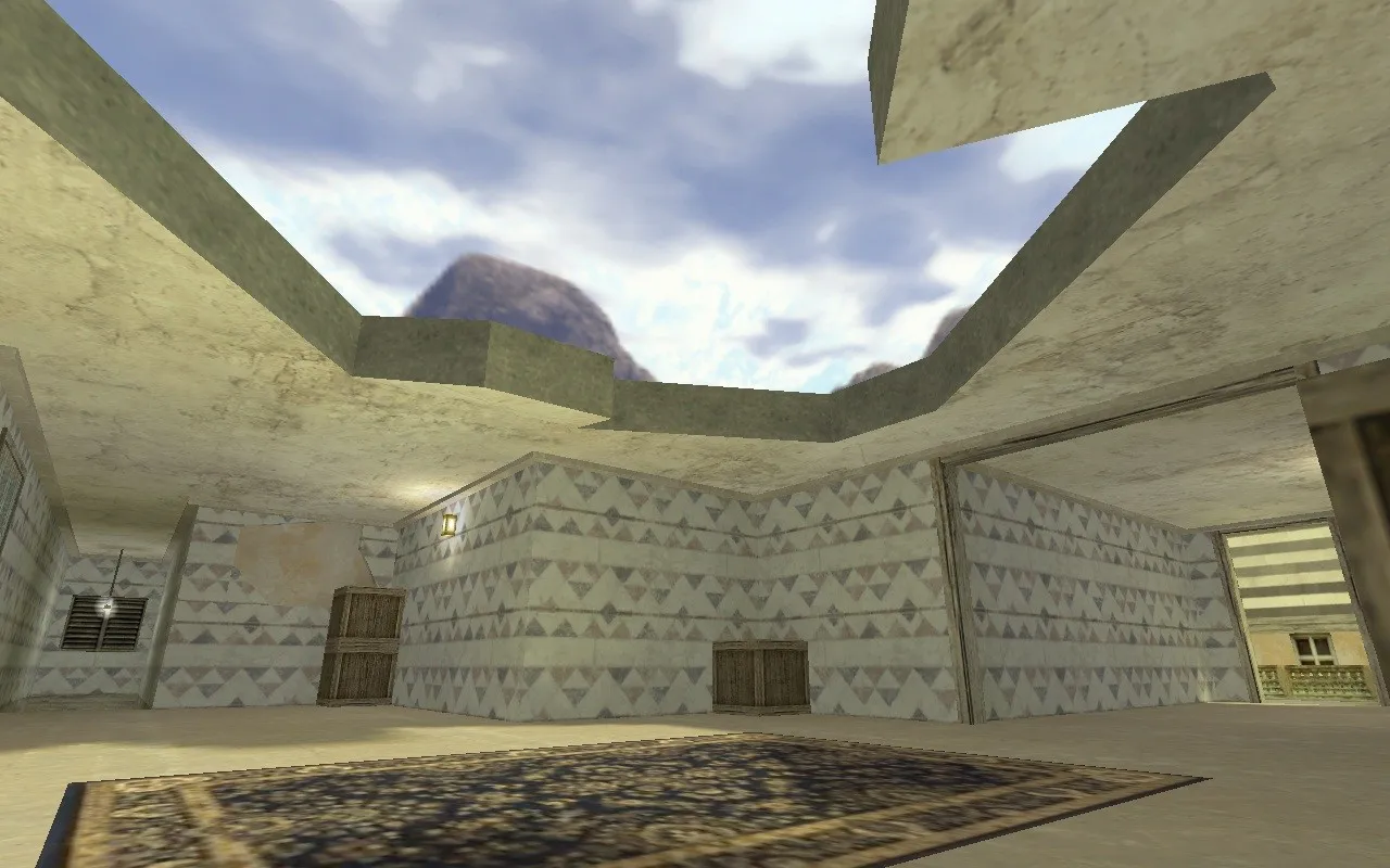 Скачать Карта de_hell_2013 для CS 1.6: точки, раунды, .nav, оптимизация и настройка ботов - Скриншот