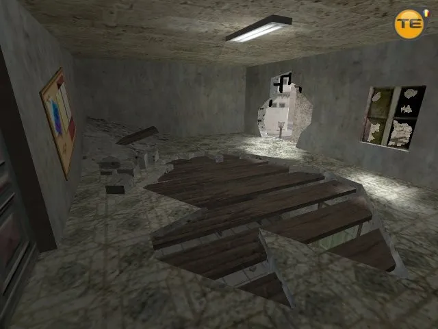Скачать Карта de_war-arena для CS 1.6 - Тактические особенности и стратегии - Скриншот