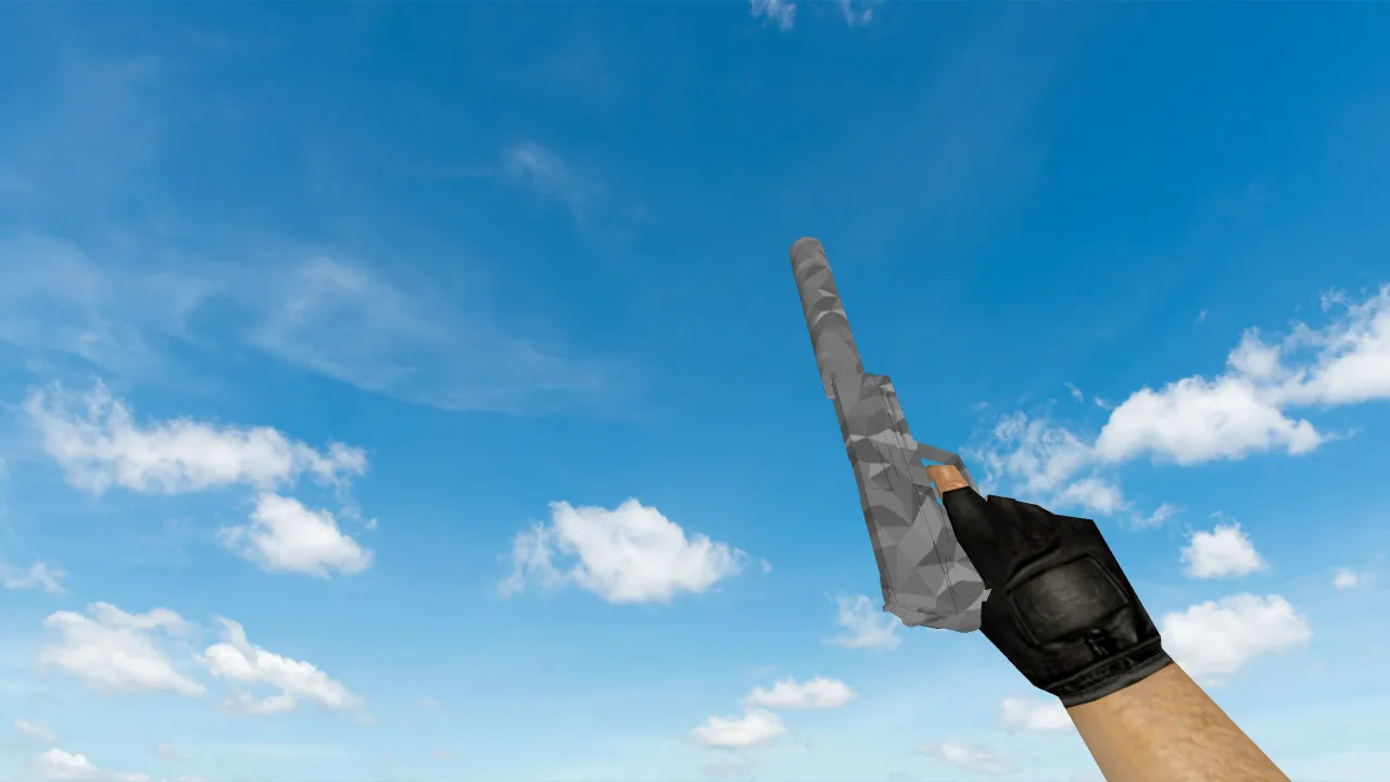 Скачать Модель «USP «Осколки»» для CS 1.6 - Качественная Альтернатива - Скриншот