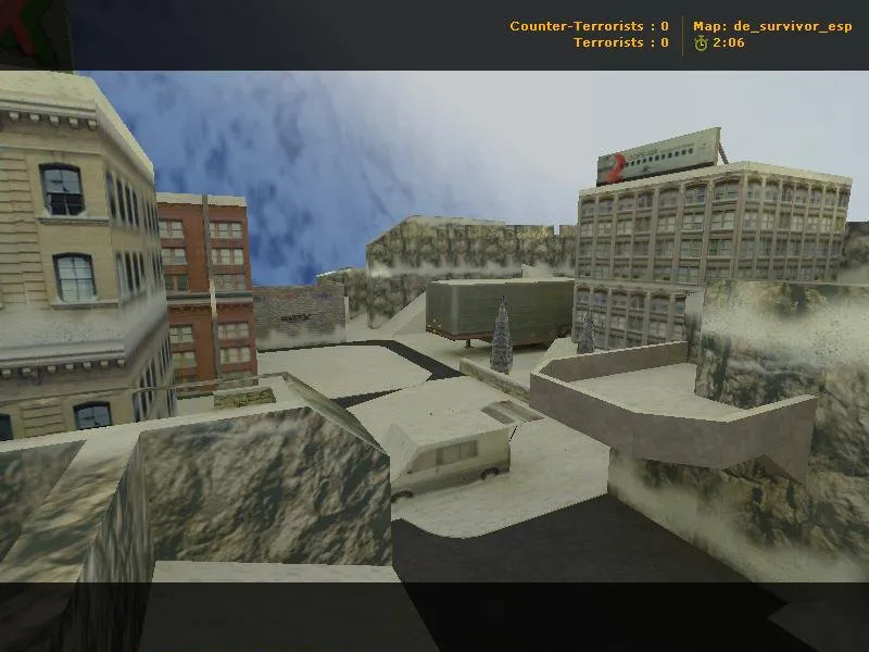 Скачать Карта de_survivor_esp для CS 1.6 - Тактические возможности и оптимизация - Скриншот