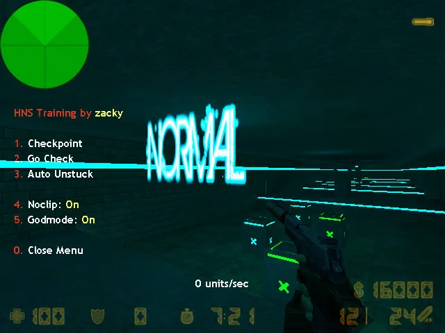 Скачать deathrun_blue_x — карта deathrun для CS 1.6: точки, раунды, .nav и оптимизация - Скриншот