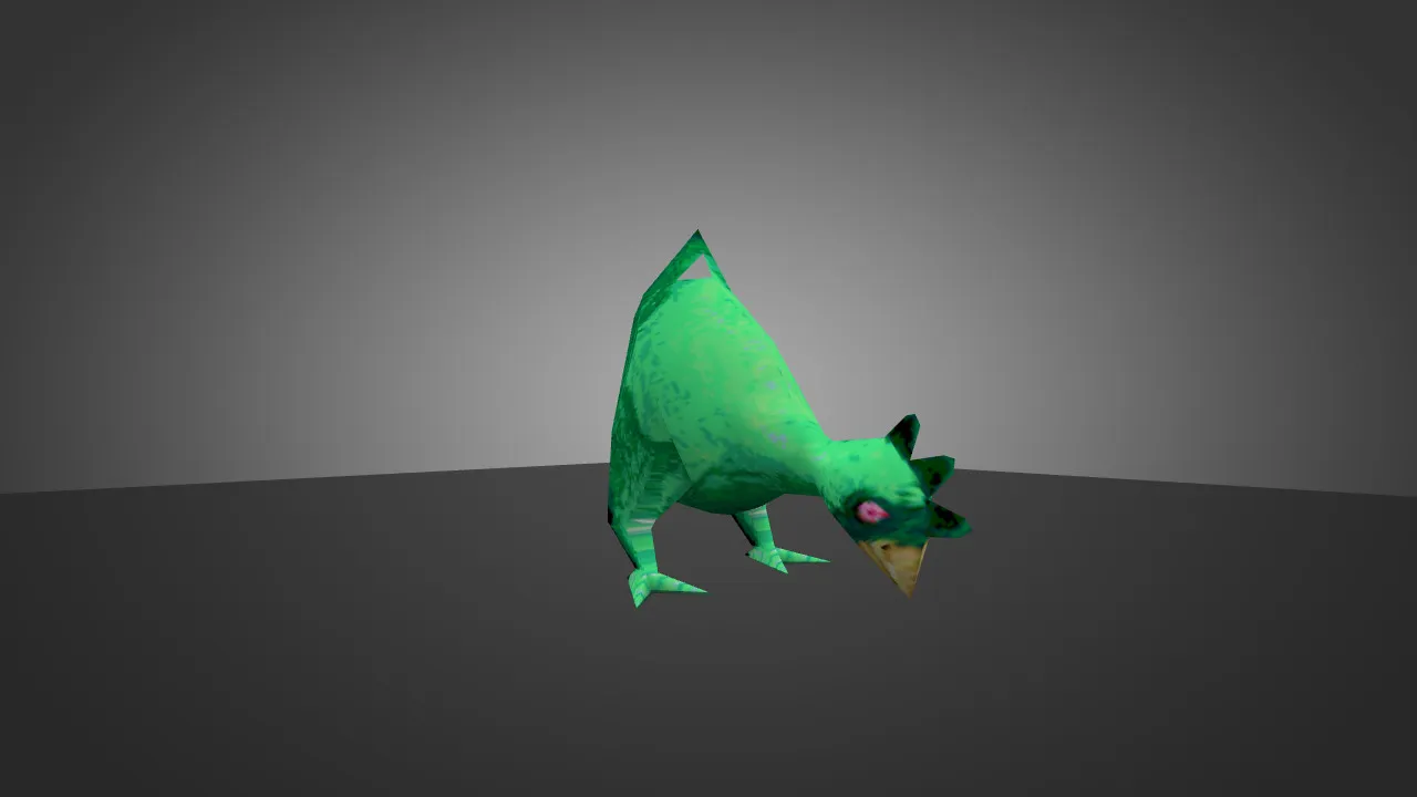 Скачать Модель «Alien Chicken» для CS 1.6: Уникальный Скин и Его Особенности - Скриншот