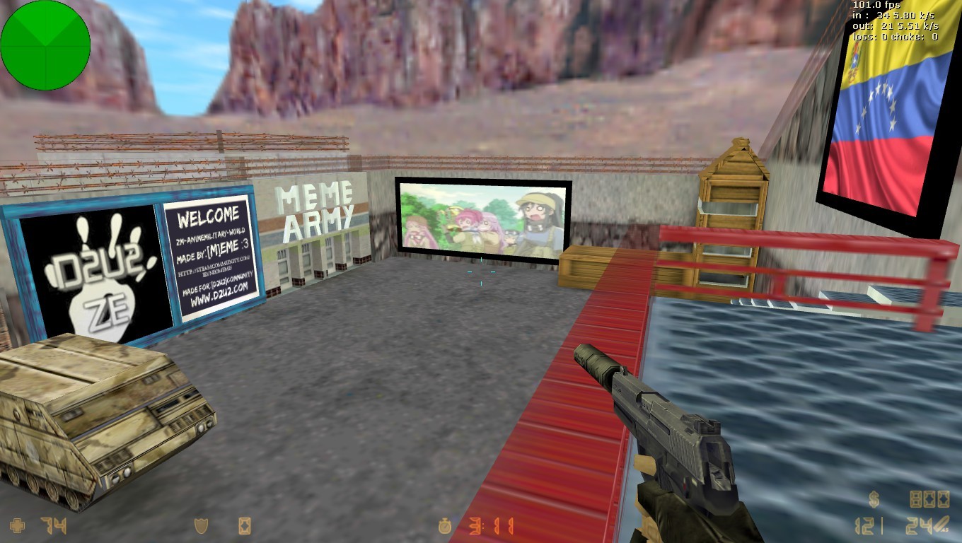 Скачать zm_animemilitary_world_v1 - Скриншот