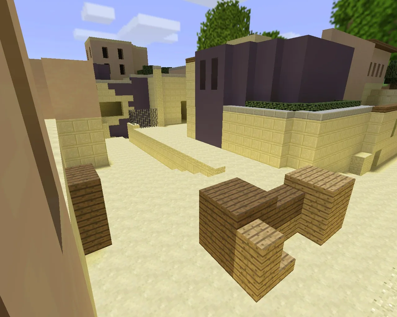 Карта de_mirage_minecraft для CS 1.6 – Оптимизированный геймплей — скриншот 12