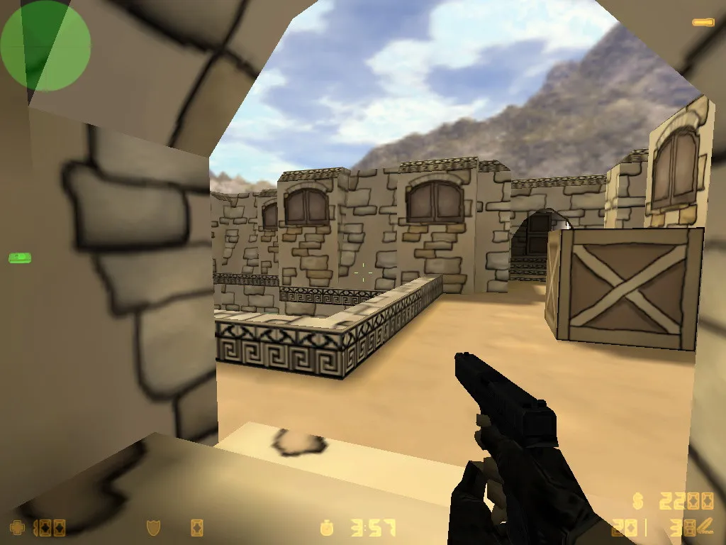 Карта «de_nodust» для CS 1.6 - Оптимизация и тактика — скриншот 8