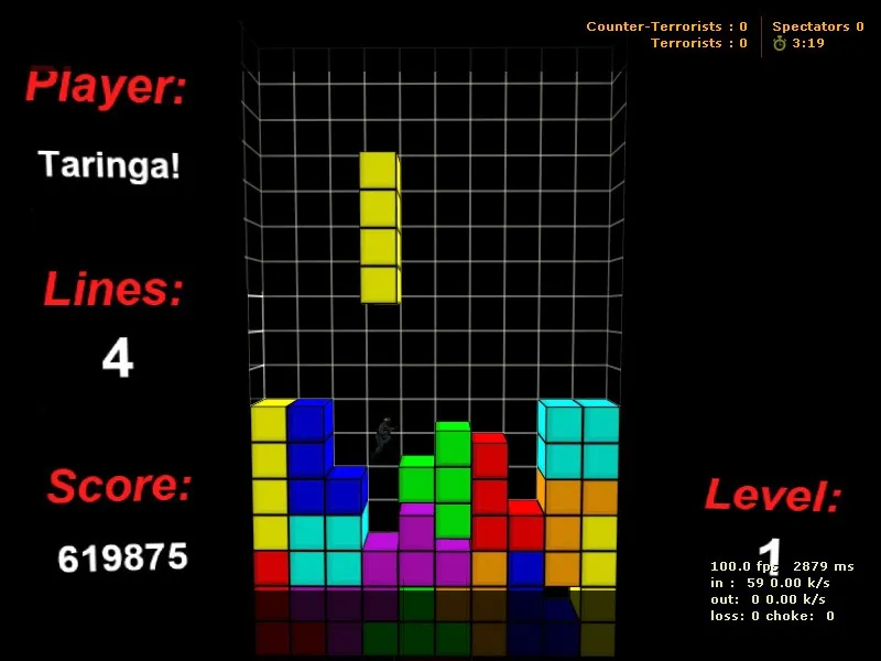 Скачать deathrun_taringacs_fourgames для CS 1.6: карта deathrun, точки, боты (.nav), оптимизация wpoly/epoly - Скриншот