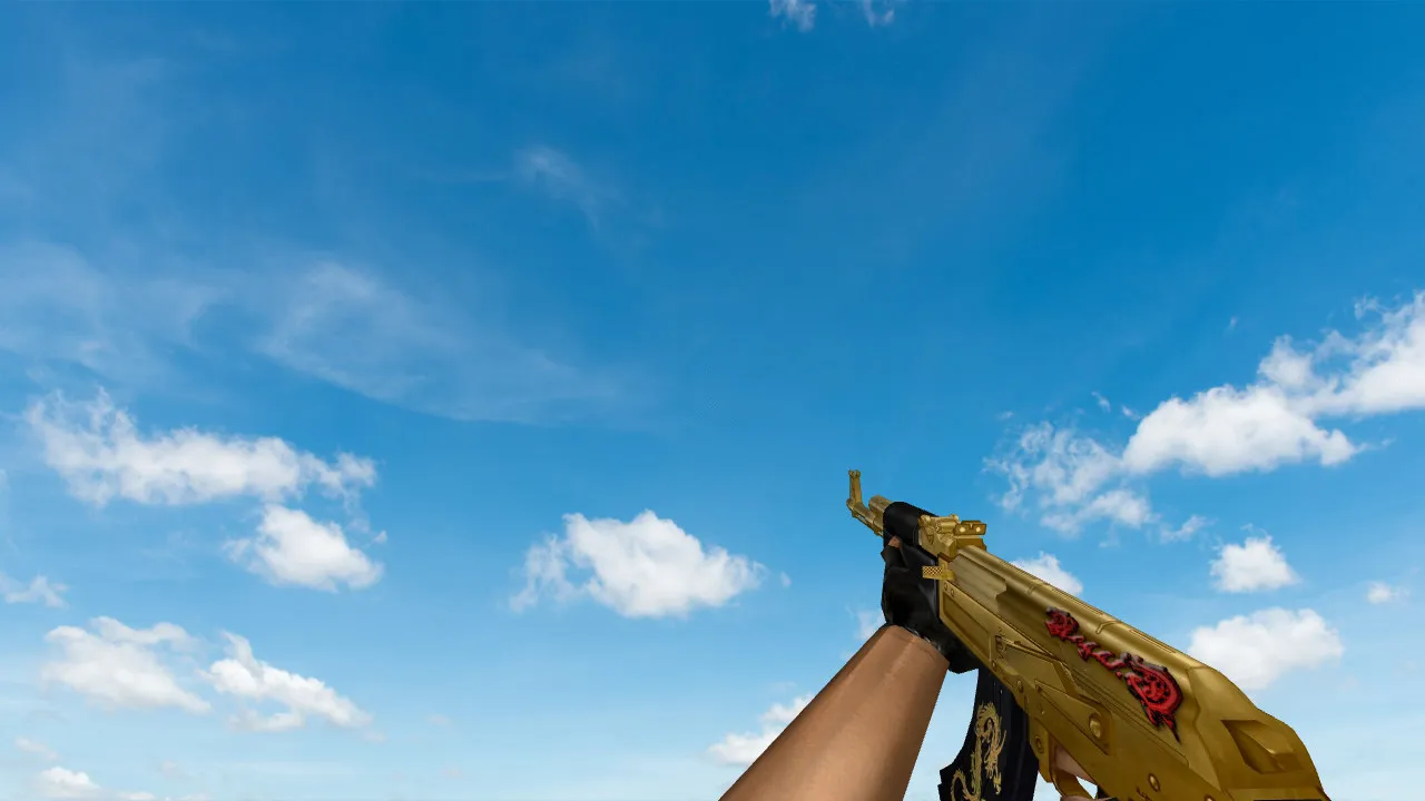 Скачать Gold Dragon Pack: пак моделей оружия v_ p_ w_ для CS 1.6 с анимацией осмотра и звуками - Скриншот