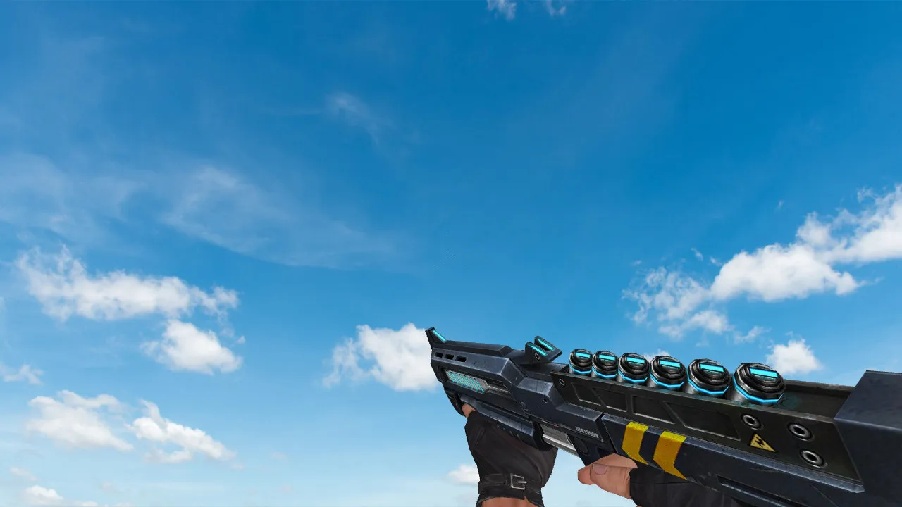 Скачать Модель «CSO Rail Cannon» для CS 1.6 - Оружие с мощным дизайном - Скриншот