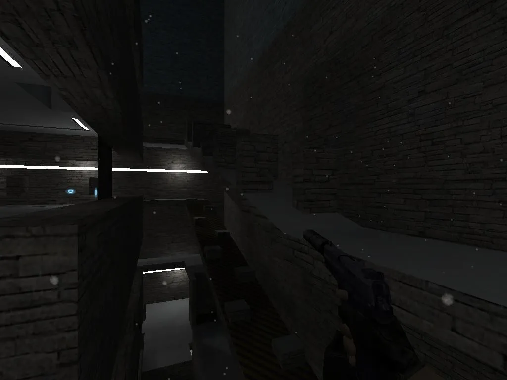 Скачать deathrun_snowstorm_f для CS 1.6: карта для Deathrun, баланс сторон, тактика, оптимизация, .nav и настройка - Скриншот