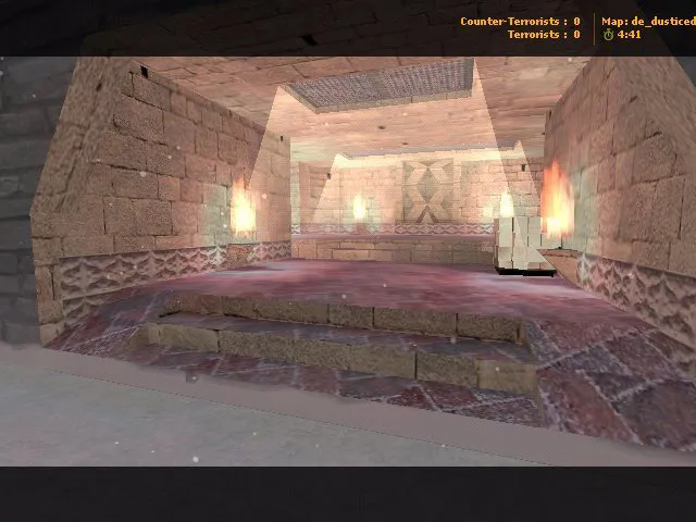 Скачать Карта de_dusticed для CS 1.6: тактика за Т и КТ, точки, .nav для ботов и оптимизация - Скриншот
