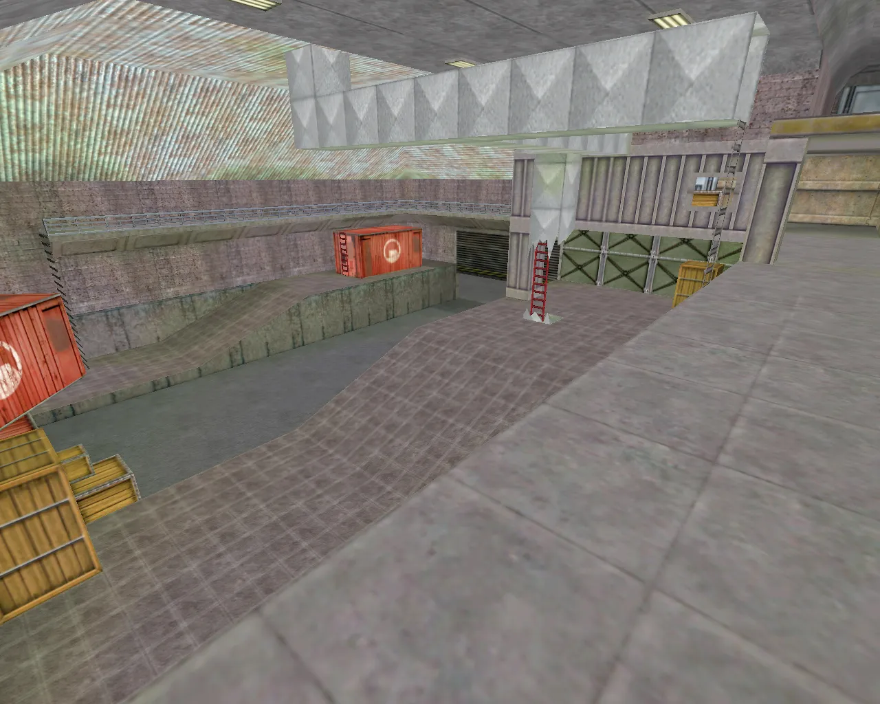 de_assault для CS 1.6: тактика за CT и T, точки, .nav для ботов, оптимизация карты — скриншот 3
