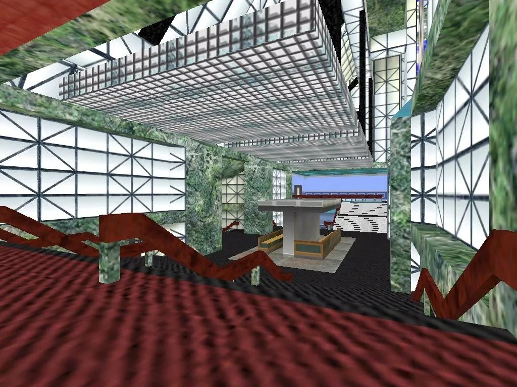 Скачать Карта convention_center для CS 1.6: тактика за CT/T, точки, .nav и оптимизация wpoly/epoly - Скриншот