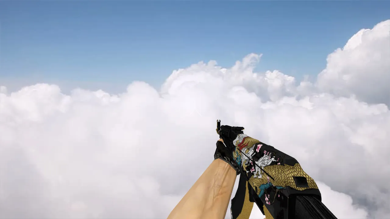 Скачать Модель «AK-47 Dragon Gold» для CS 1.6 - Обзор и Скачивание - Скриншот
