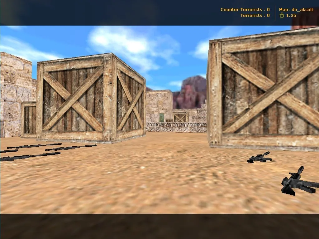 Скачать Карта de_akcolt для CS 1.6: точки, тактика за CT/T, оптимизация wpoly/epoly и .nav для ботов - Скриншот