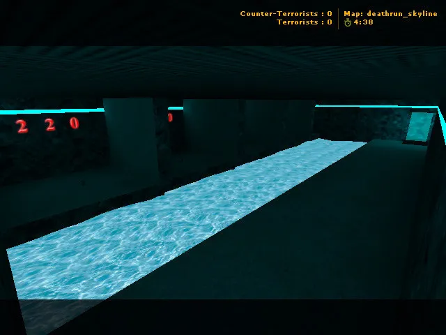 deathrun_watersilo для CS 1.6: карта deathrun, точки, ловушки и тактика заходов — скриншот 3