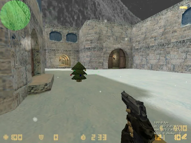 de_dust2_christmas2 — DE карта для CS 1.6: точки, .nav, оптимизация и настройка для сервера — скриншот 4