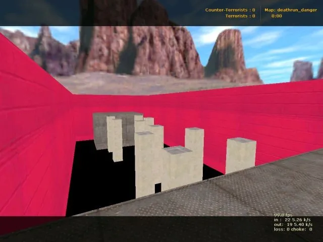 Скачать карту deathrun_danger для CS 1.6: трамплины, ловушки, точки, .nav и оптимизация под сервер — скриншот 9