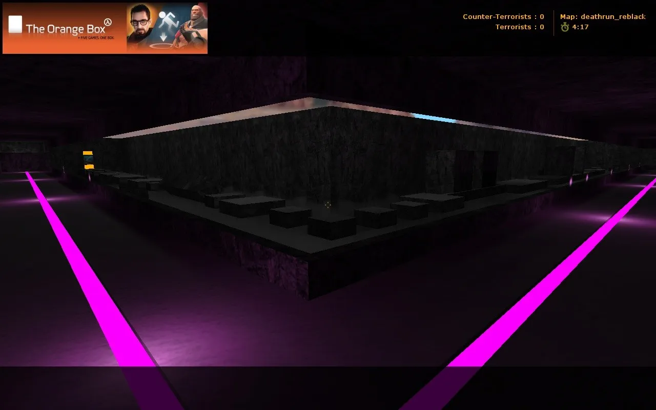 Скачать deathrun_reblack для CS 1.6 — карта deathrun, точки, оптимизация, .nav и баланс сторон - Скриншот