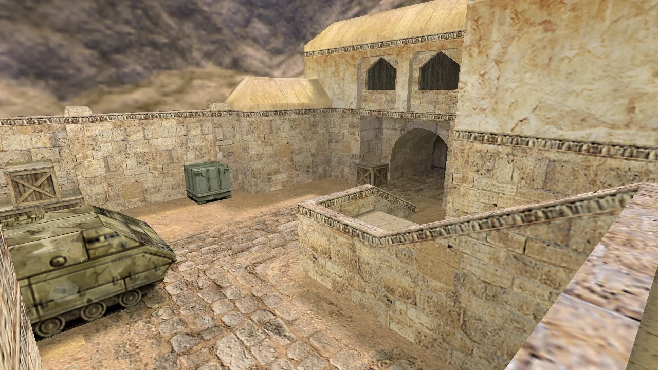 Скачать Карта de_oriental для CS 1.6: тактика, баланс и оптимизация - Скриншот