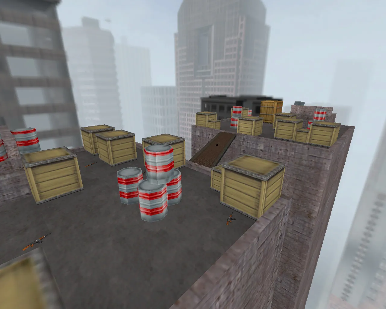 Скачать aim_crazyjump для CS 1.6: тренировка прыжков, прицела и контроля отдачи на AIM карте - Скриншот