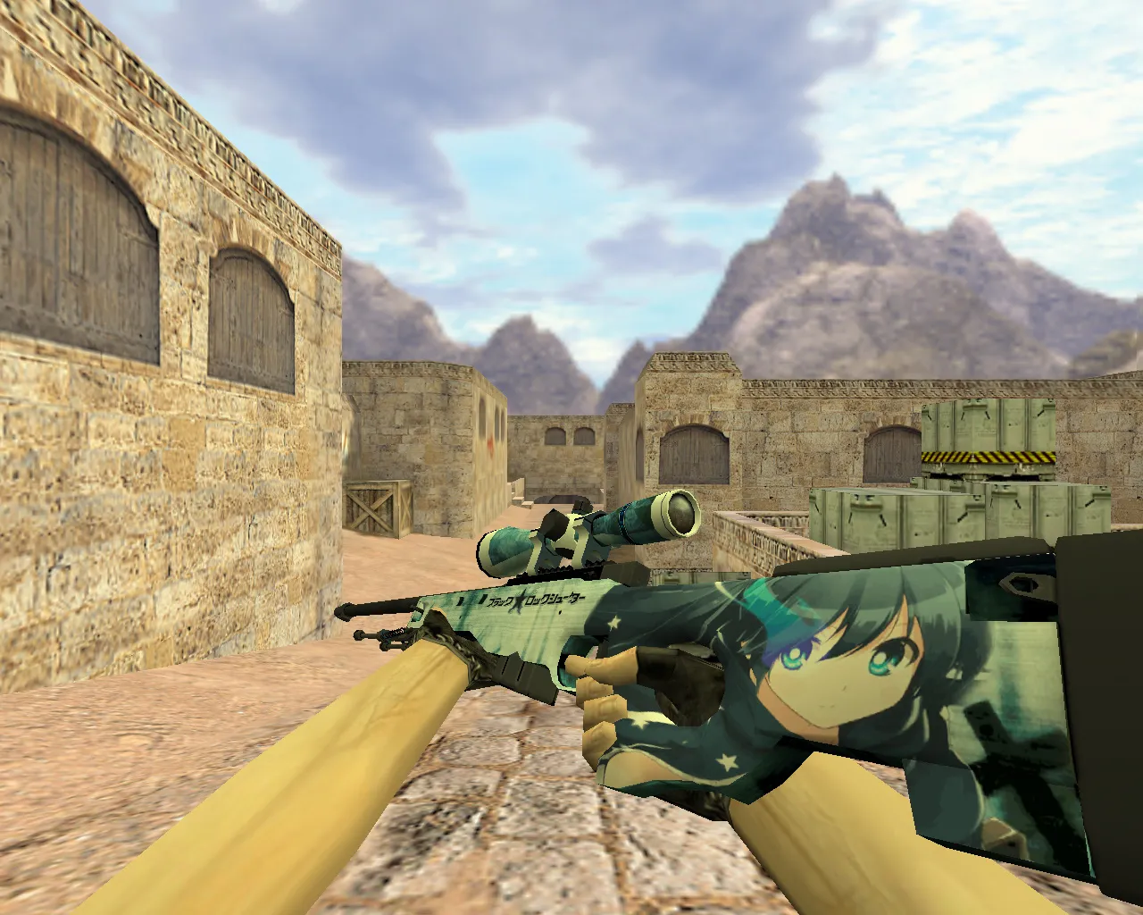 Скачать Модель «AWP Черная скала» для CS 1.6 - Скачай сейчас - Скриншот