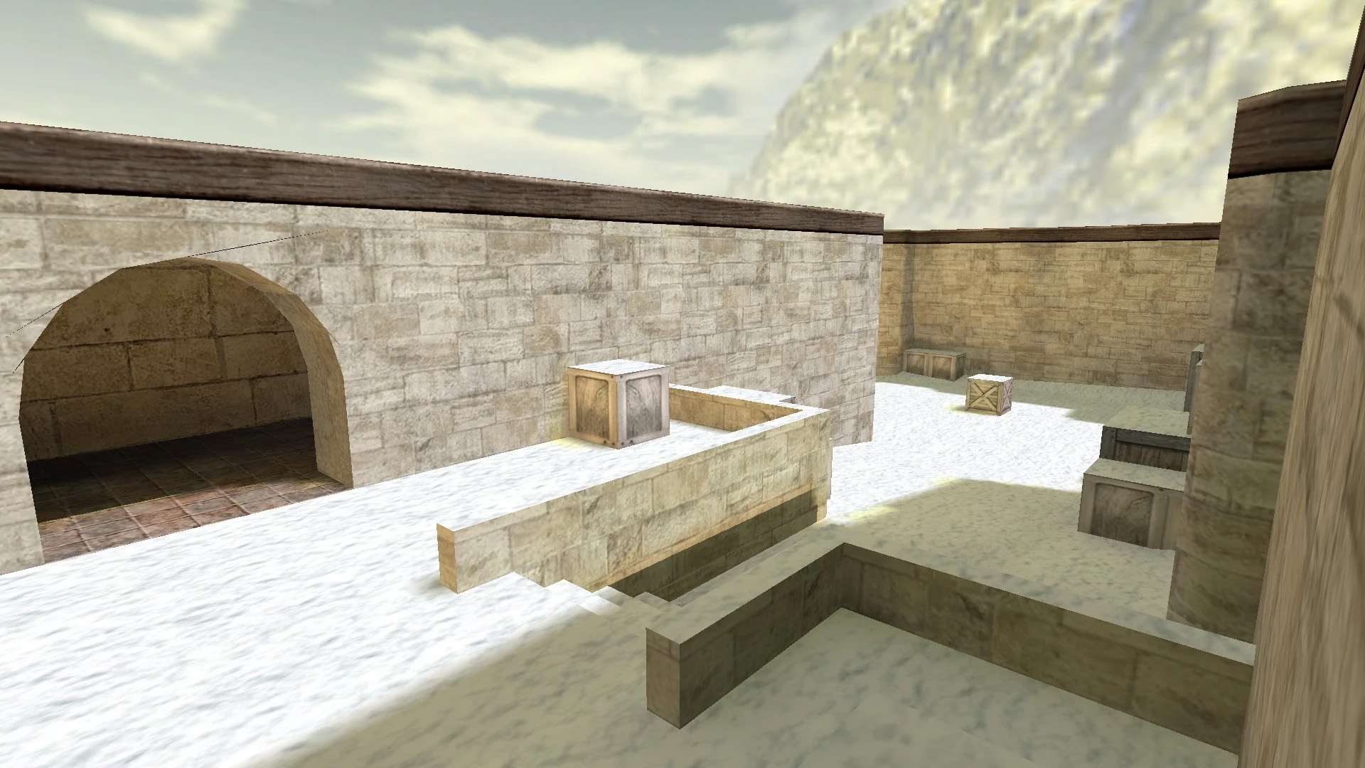 Скачать gg_mini_dust2_winter - Скриншот