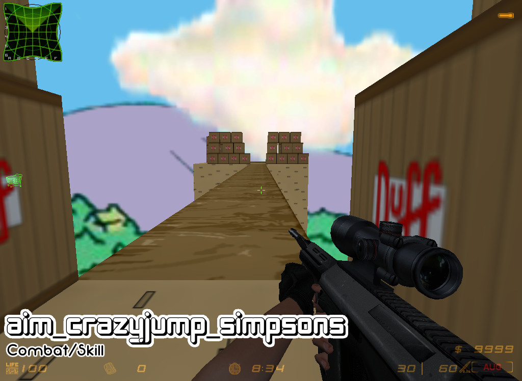 aim_crazyjump_simpsons — скриншот 1
