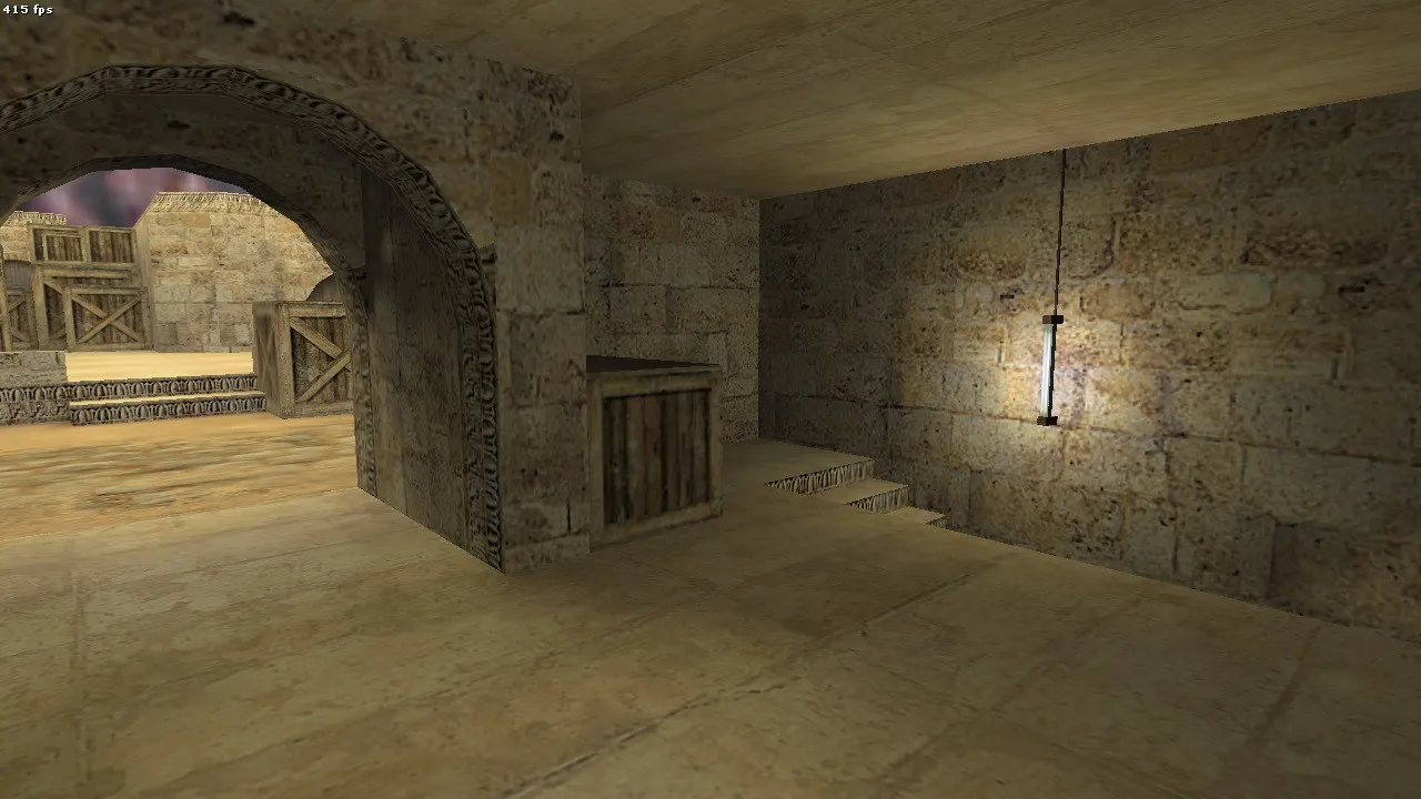Скачать Карта de_dust2_remix2020 для CS 1.6: тактика, баланс сторон, .nav и оптимизация wpoly/epoly - Скриншот