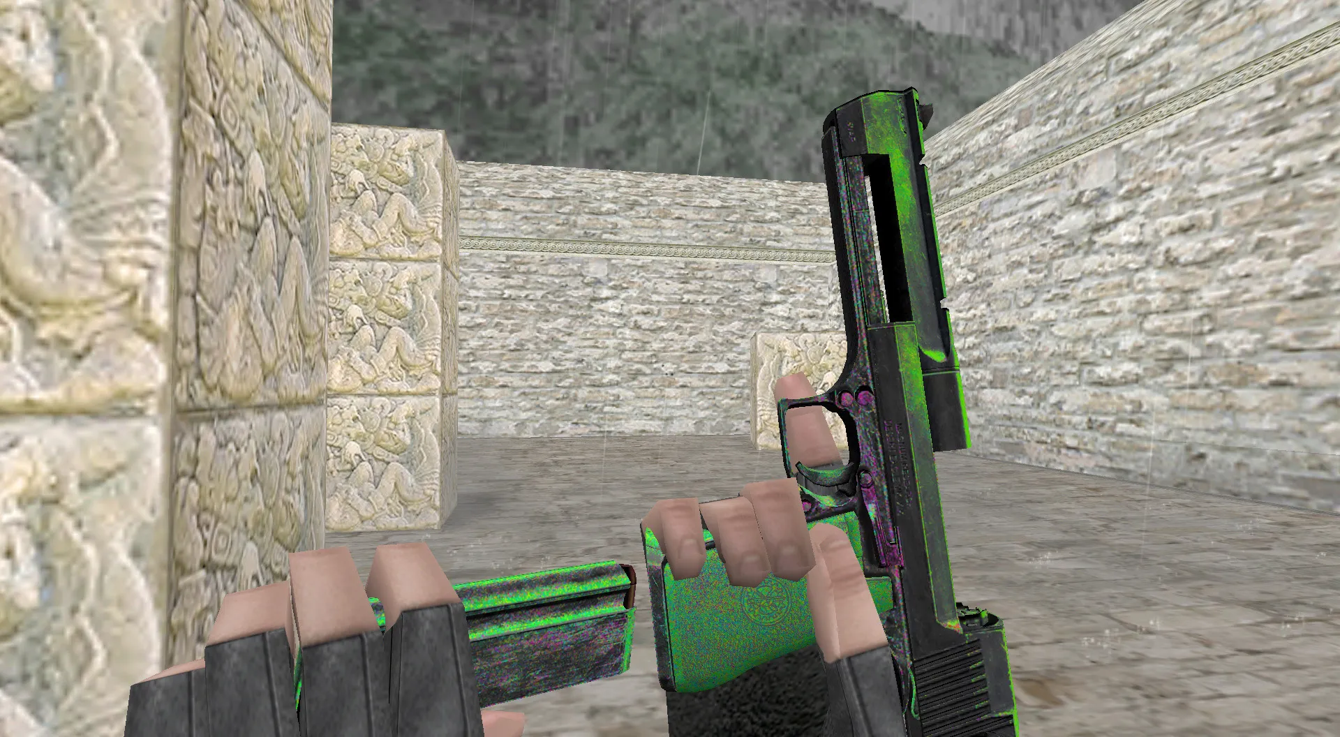 Модель «Deagle Кислотный выстрел» для CS 1.6: уникальный скин — скриншот 3