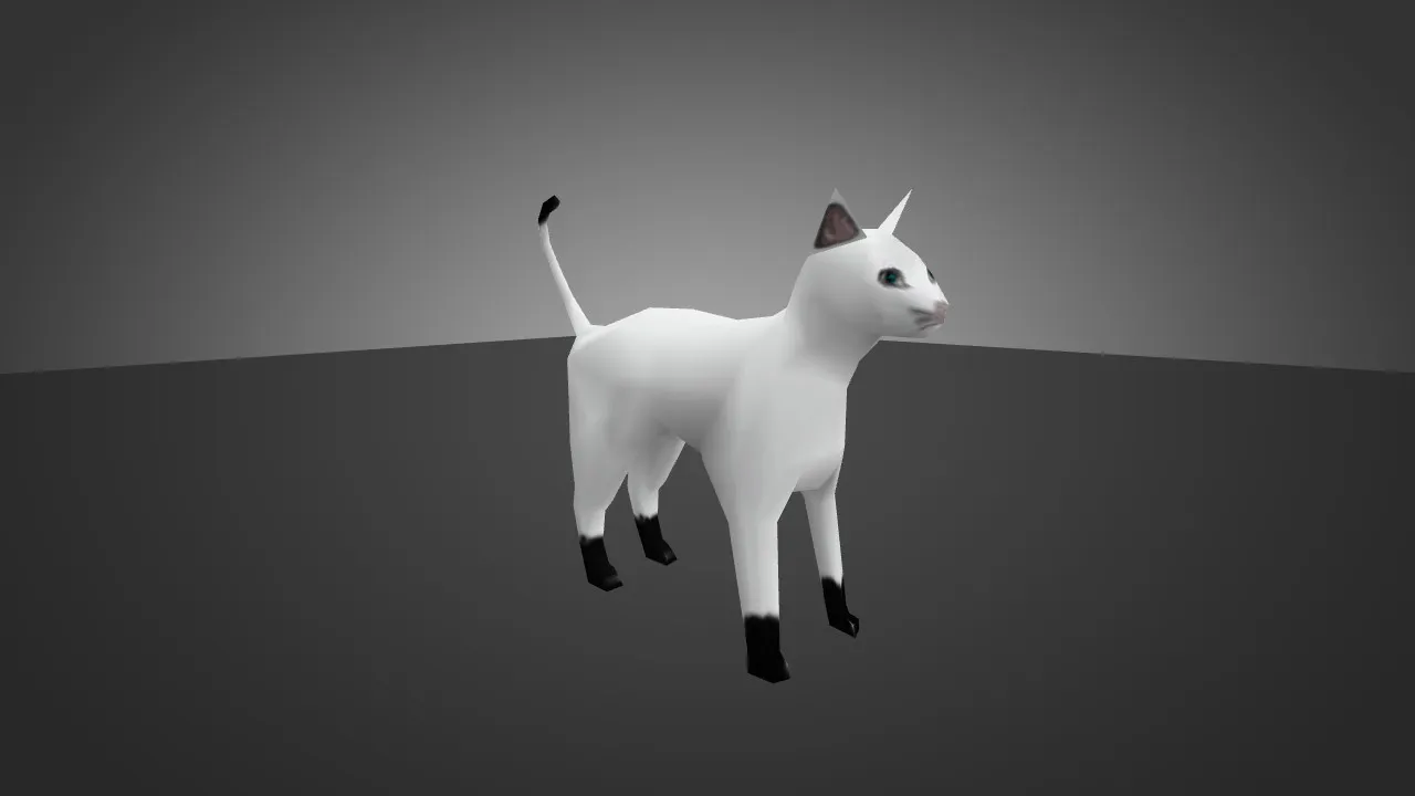 Модель «White Cat for Chicken» для CS 1.6 - Уникальные скины — скриншот 2
