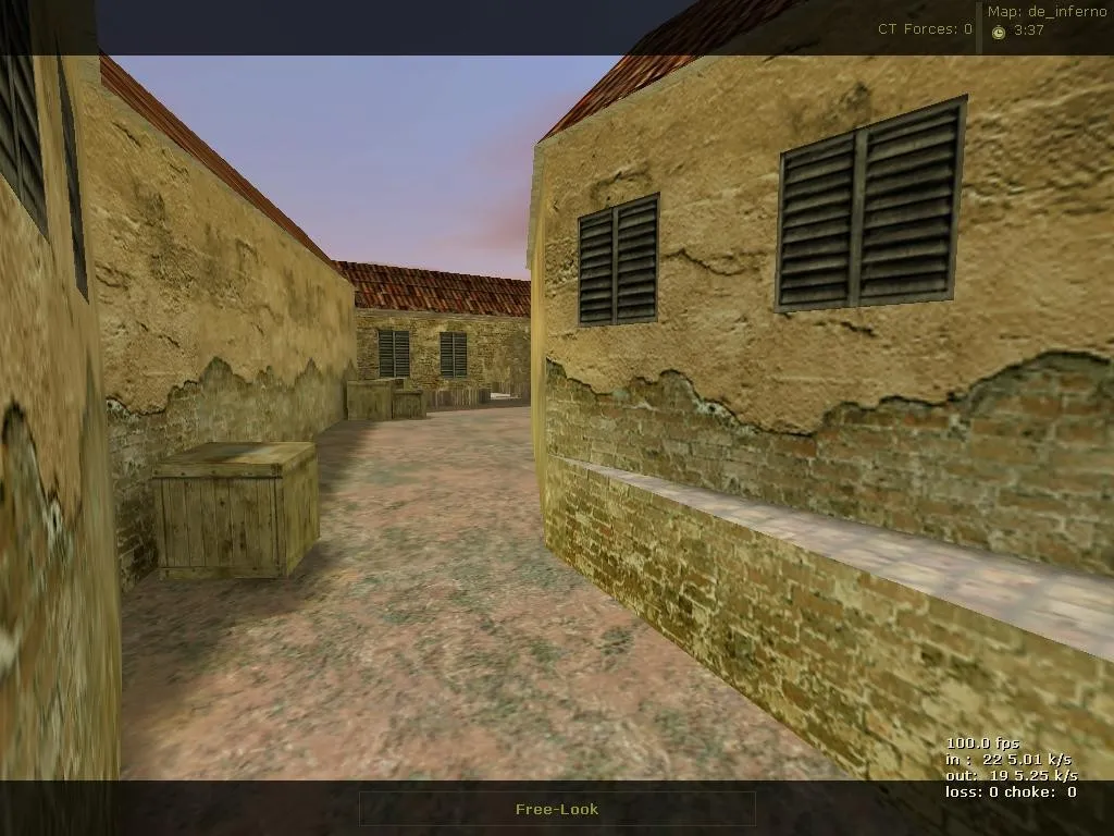 Скачать Карта «de_inferno_old» для CS 1.6 - Тактика и особенности - Скриншот
