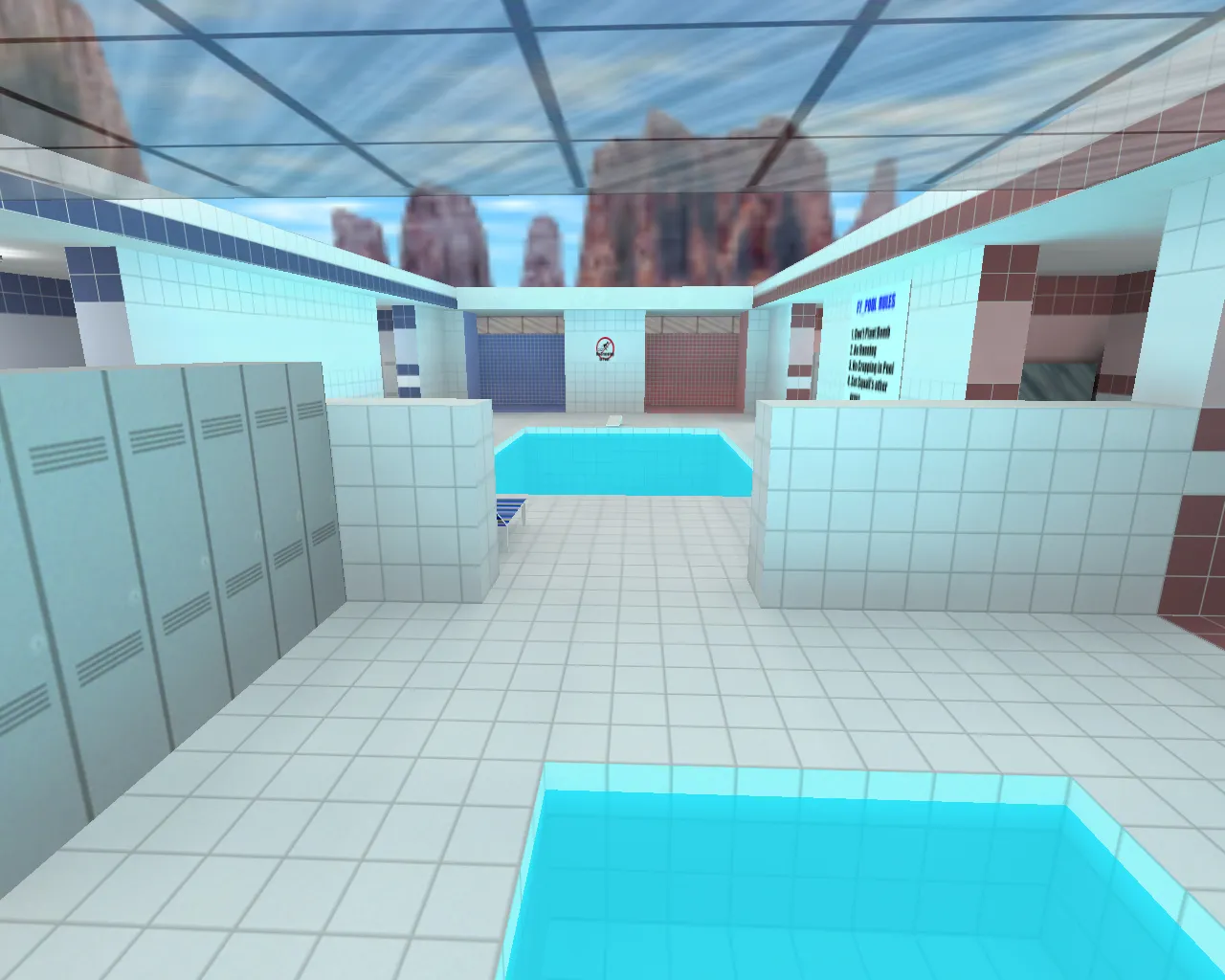 Скачать fy_pool_day — карта для CS 1.6: точки под фраги, баланс сторон и оптимизация под 20 лет ретро - Скриншот