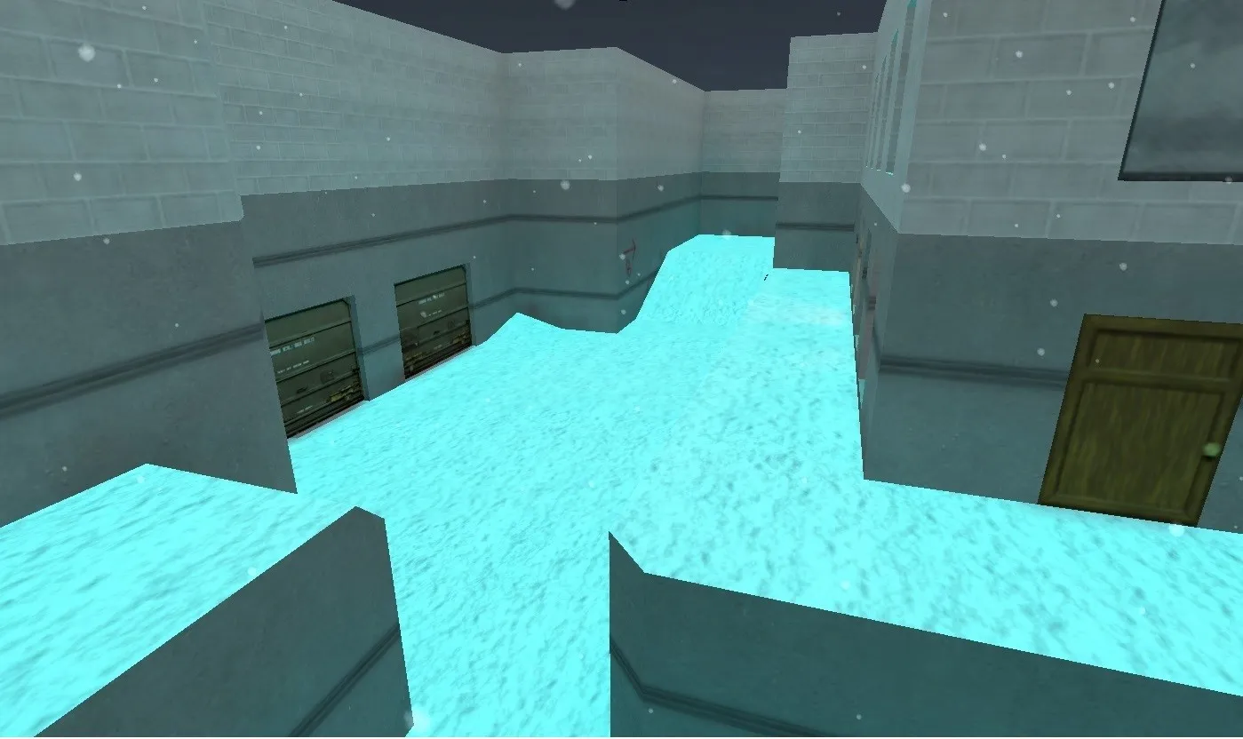 Скачать Карта de_snowy для CS 1.6: Тактика и особенности - Скриншот