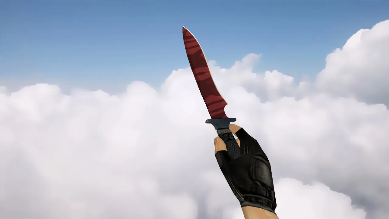 Модель «Классический нож | Убийство» v_knife для CS 1.6: звуки, анимация осмотра, качество текстур — скриншот 4