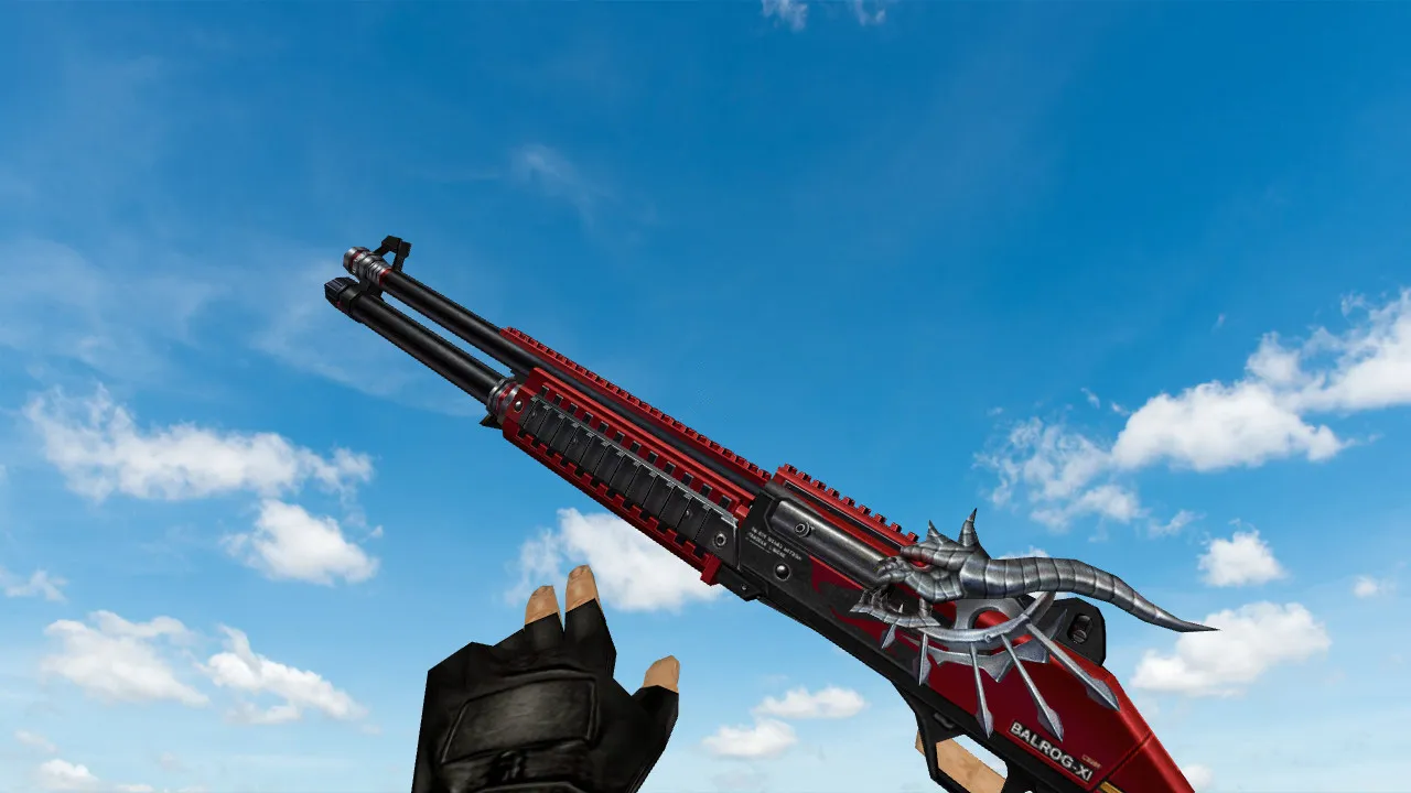 Скачать Модель XM1014 «Balrog XI Red» для CS 1.6 - Точная настройка - Скриншот