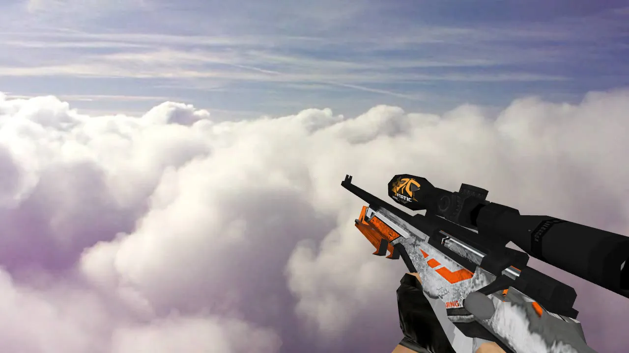 Скачать Модель «Default AWP Asiimov fnatic» для CS 1.6 - Скриншот