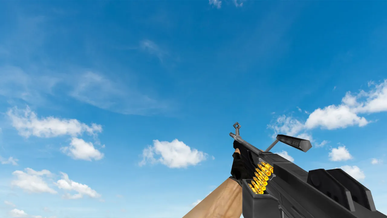 Пак моделей оружия «Default Weapons Chromed» для CS 1.6: v_, p_, w_ модели, звуки, анимация осмотра и текстуры — скриншот 14