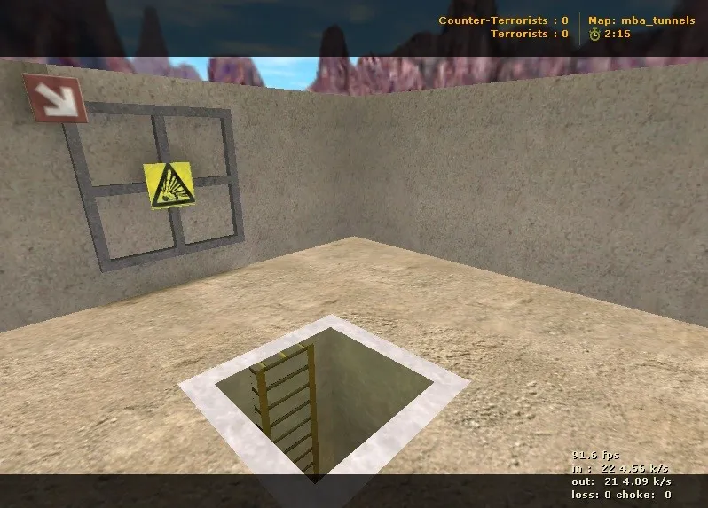 Скачать Карта mba_tunnels для CS 1.6: Тактические особенности и стратегии - Скриншот