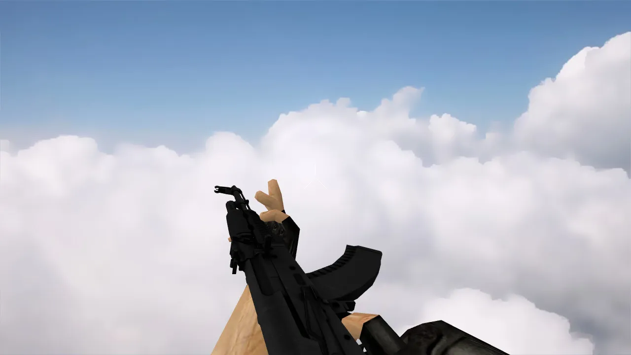 Скачать AK-47 | Сланец (Slate) — v_ модели, p_ модели и w_ модели для CS 1.6, звук, анимация осмотра - Скриншот