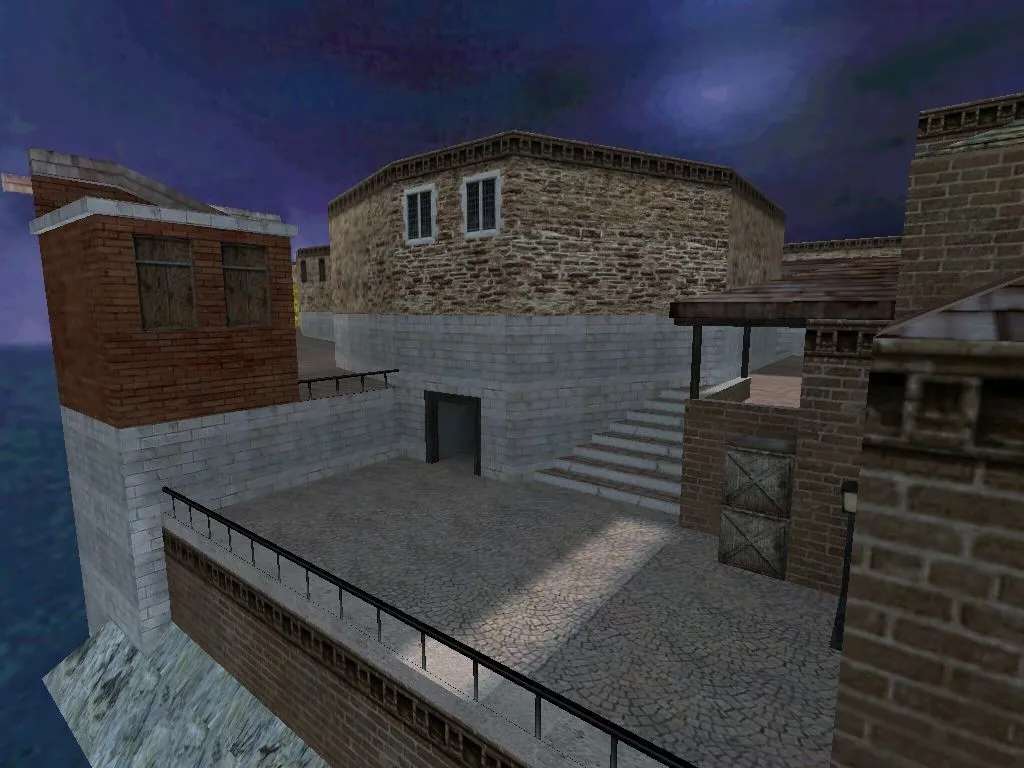 Скачать Карта de_seaside2k для CS 1.6 - Тактический анализ и особенности - Скриншот