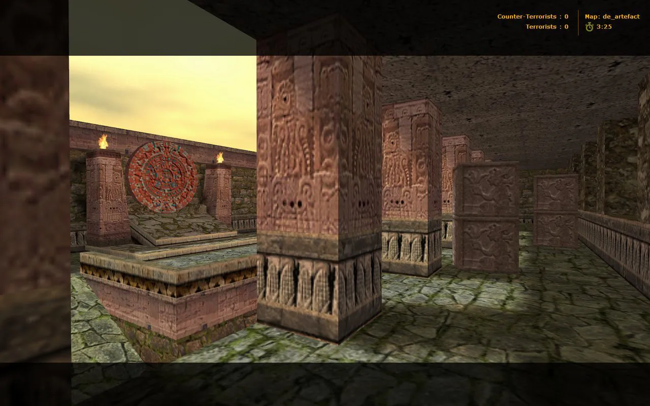Скачать de_artefact для CS 1.6: карта, тактика сторон, боты .nav, оптимизация wpoly/epoly и баланс - Скриншот