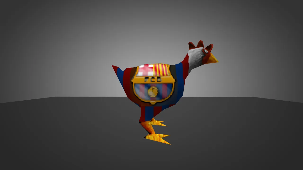 Скачать Модель «Barcelona Chicken» для CS 1.6 - Уникальное дополнение для вашего скина - Скриншот