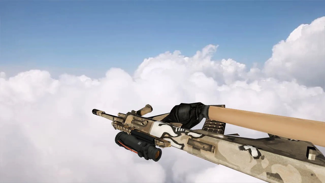 Скачать Модель AUG Desert Revolt для CS 1.6 - Качественная замена - Скриншот
