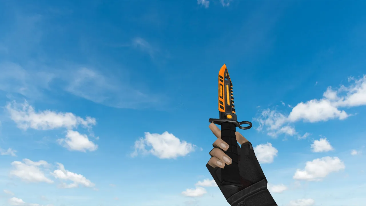 Скачать Модель ножа M9 Bayonet Mechanism для CS 1.6: v_ p_ w_ модели, звуки, анимация осмотра - Скриншот