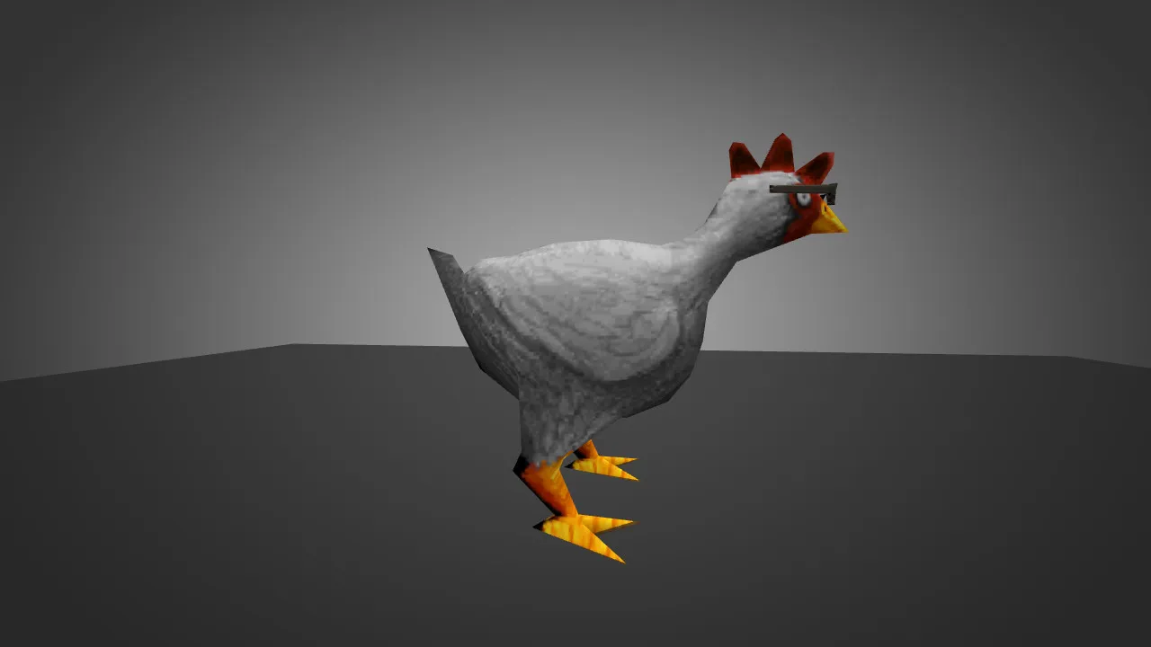 Скачать Модель «Awesome Chicken» для CS 1.6 - Уникальная курица с высоким качеством текстур - Скриншот