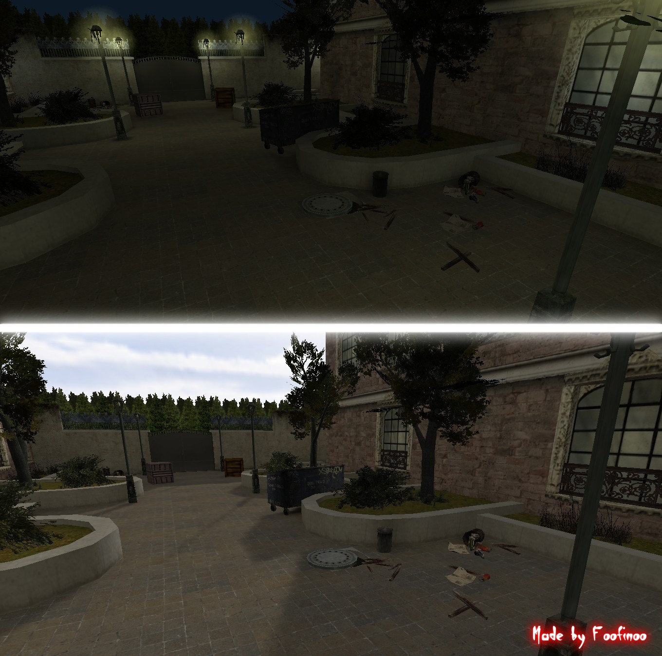 awp_courtyard — скриншот 7