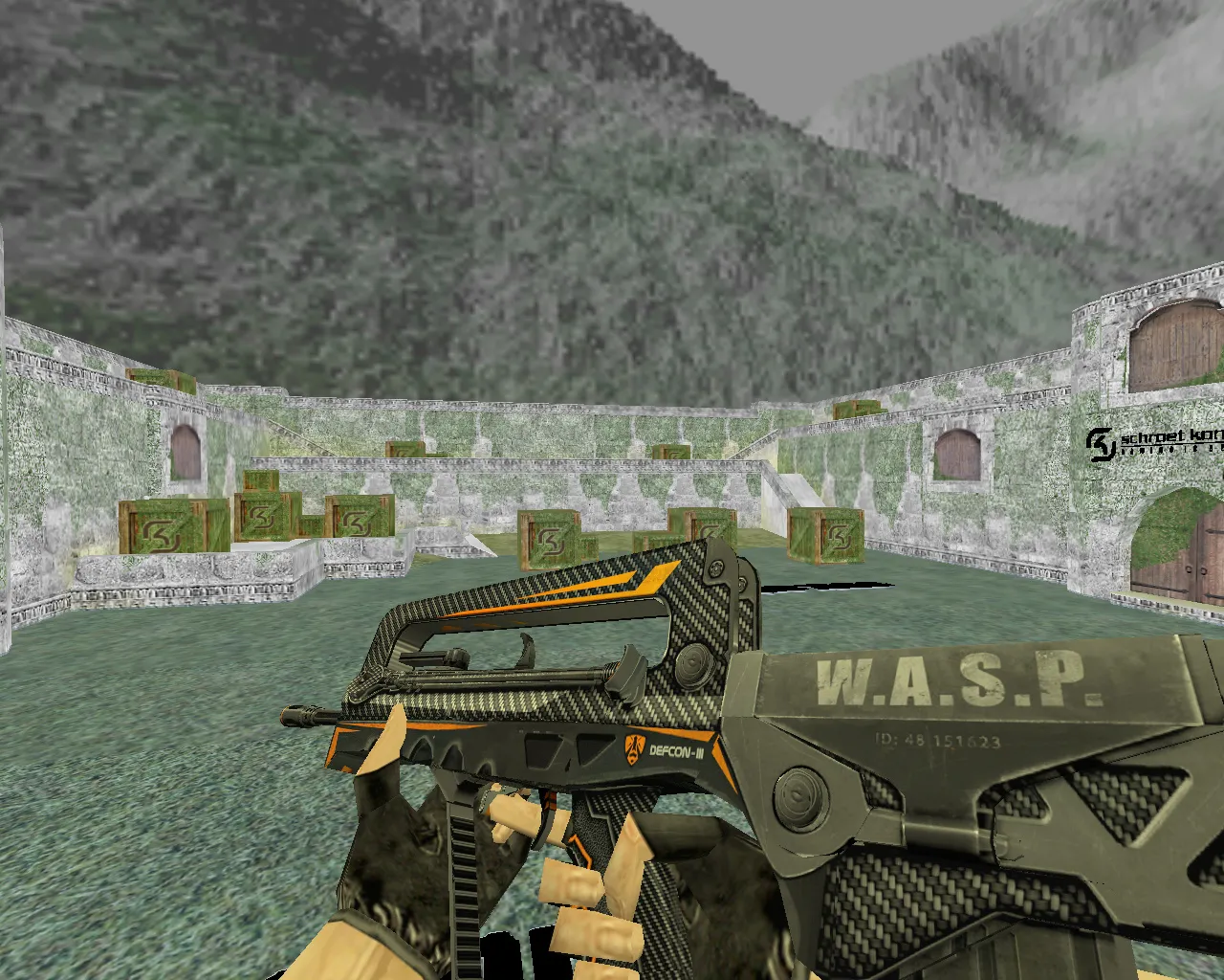 Скачать aim_sk_galil_famas — AIM карта для CS 1.6: точки, тренировка прицела, .nav для ботов, оптимизация - Скриншот