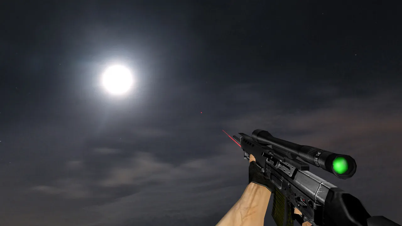 Скачать Laser sniper pack: пак моделей оружия для CS 1.6 с v_, p_, w_, звуками, анимацией осмотра и качественными текстурами - Скриншот